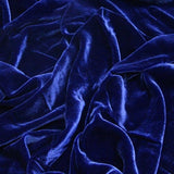 Royal Blue Silk Velvet Fabric