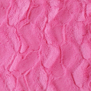 Hot Pink Rich Minky Stella Fabric