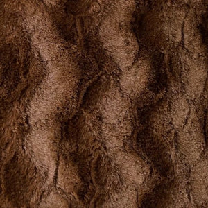 Brown Rich Minky Stella Fabric