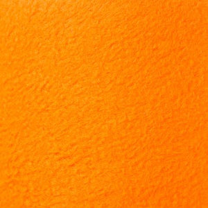 Orange Anti Pill Solid Fleece Fabric / 50 Yards Roll