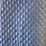 Polyester Quilted Padded Lining Light Blue Fabric