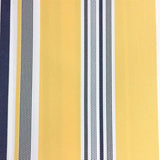 Yellow Multi Stripe Canvas Waterproof Outdoor Fabric