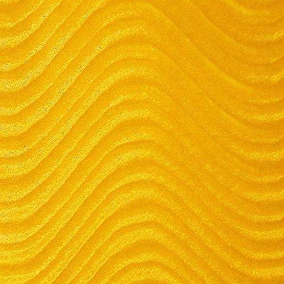 Yellow Velvet Flocking Swirl Upholstery Fabric / 50 Yards Roll