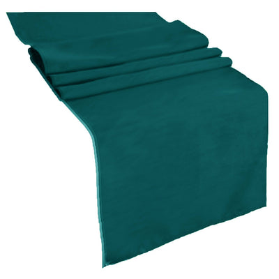 Teal Polyester Table Runner