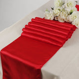 Red Satin Table Runner﻿