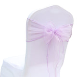 (12 Pack) Lilac Organza Sash