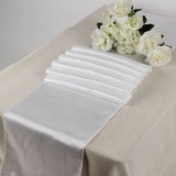 White Satin Table Runner﻿