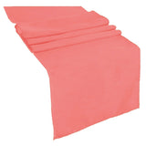 Coral Polyester Table Runner