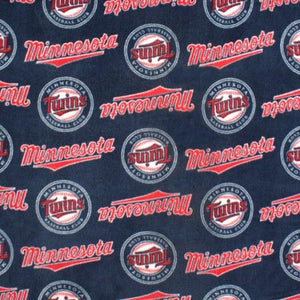 Minnesota Twins Premium MLB Solid Polar Fleece Fabric