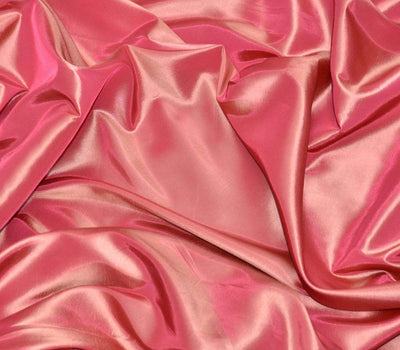 Coral Taffeta Solid Fabric