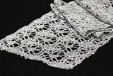 Silver Chemical lace Table Runners