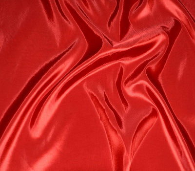 Red Taffeta Solid Fabric