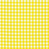 1/4" Inch Yellow Checkered Gingham Poly Cotton Fabric