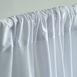 10 Ft x 10 Ft White Polyester Backdrop Drapes Curtains 2 Panels 5x10