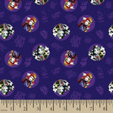 Villains Toss Disney Cruella Maleficent 100% Cotton Fabric