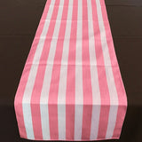 Pink Poly Cotton Stripe Runner