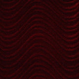 Burgundy Velvet Flocking Swirl Upholstery Fabric