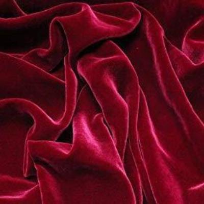 Berry Silk Velvet Fabric