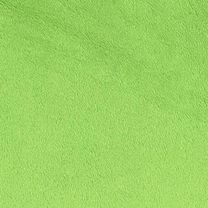 Lime Solid Minky Fabric