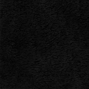 Black Solid Minky Fabric