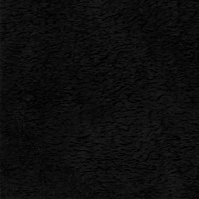 Black Solid Minky Fabric