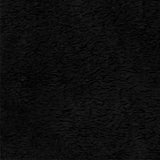 Black Solid Minky Fabric