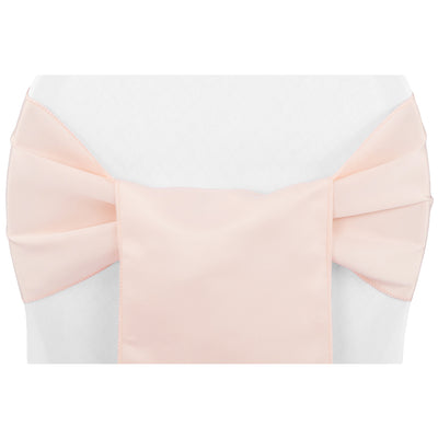 (12 Pack ) Blush Satin Sash