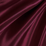 Burgundy Poly Satin Fabric