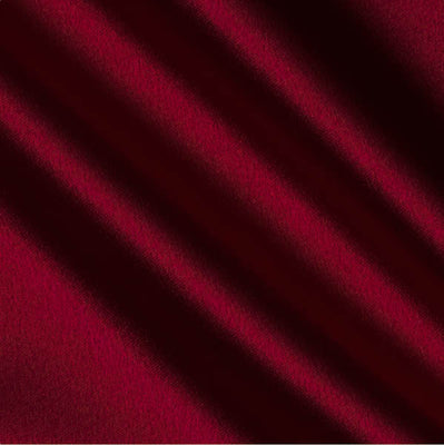 Burgundy Crepe Back Satin Fabric