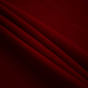 Burgundy Poly Poplin Fabric