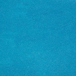 Blue Glitter Sparkle Metallic Faux Fake Leather Vinyl Fabric / 40 Yards Roll