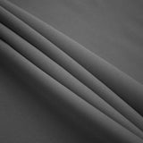 Charcoal Polyester Poplin Fabric