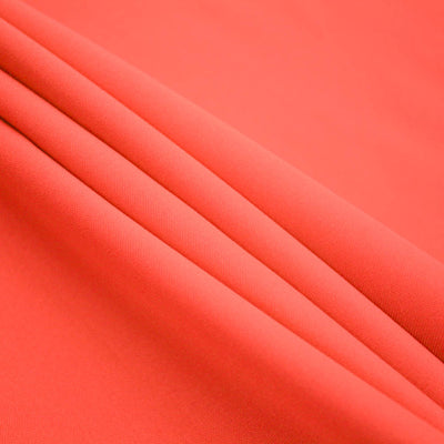 Coral Polyester Poplin Fabric