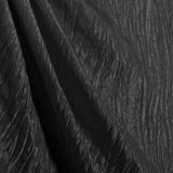 Black Crushed Taffeta Fabric