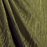 Olive Crushed Taffeta Fabric