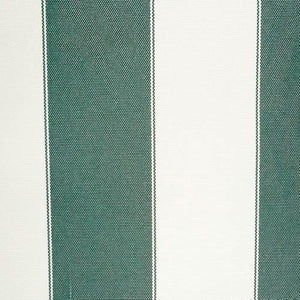 Hunter Green Stripe Canvas Waterproof Outdoor Fabric / 60 Yards Roll