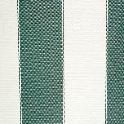 Hunter Green Stripe Canvas Waterproof Outdoor Fabric