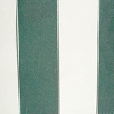 Hunter Green Stripe Canvas Waterproof Outdoor Fabric