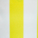 Yellow White Stripe Canvas Waterproof Outdoor Fabric