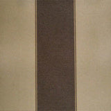 Brown Khaki Stripe Canvas Waterproof Outdoor Fabric / 60 Yards Roll