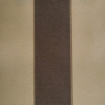 Brown Khaki Stripe Canvas Waterproof Outdoor Fabric