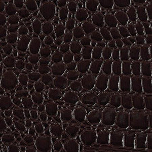 Dark Burgandy Vinyl Crocodile, 55" Inches Wide