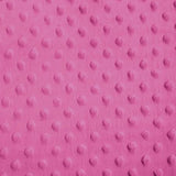 Hot Pink Minky Dimple Dot Fabric