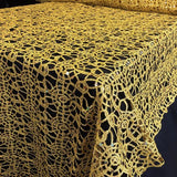 Gold Corded Lace Fabric