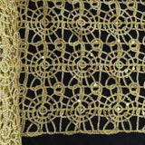 Champagne Corded Lace Fabric