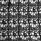 Black Corded Lace Fabric