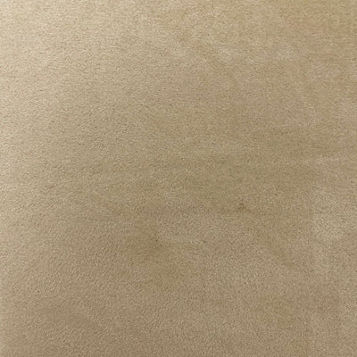 Beige Luxury Stretch Suede Foam Backed Fabric