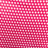 Polka Dot Print Pink/White Anti Pill Premium Fleece Fabric