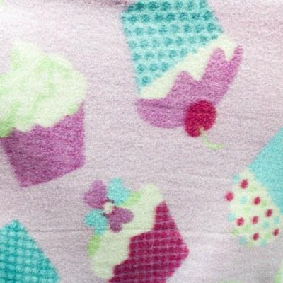 Sweet Cupcakes Anti Pill Fleece Fabric