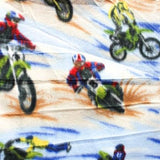 Motor Race Anti Pill Premium Fleece Fabric